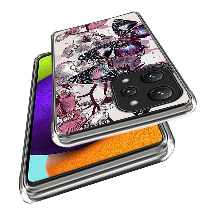 For Xiaomi Redmi 12 5G (Global) Phone Case Pattern Design Flexible TPU Shockproof Shell