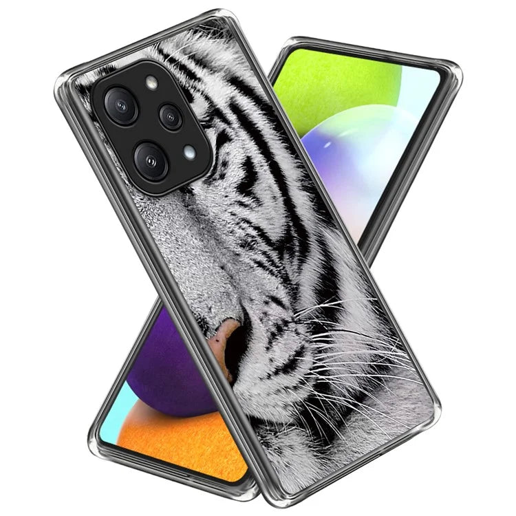 For Xiaomi Redmi 12 5G (Global) Phone Case Pattern Design Flexible TPU Shockproof Shell Head