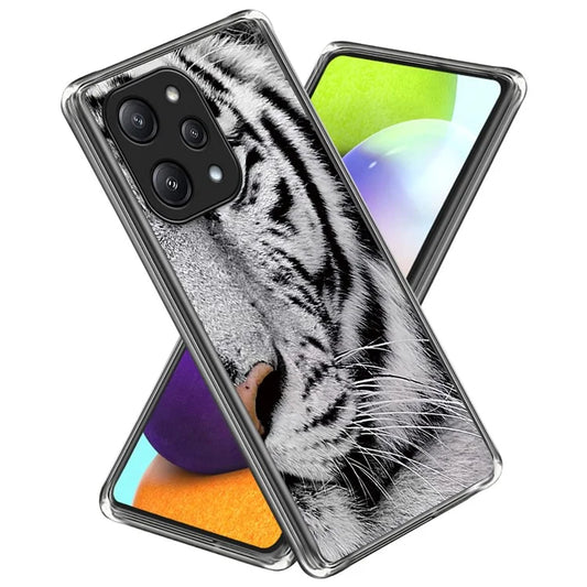 For Xiaomi Redmi 12 5G (Global) Phone Case Pattern Design Flexible TPU Shockproof Shell Head