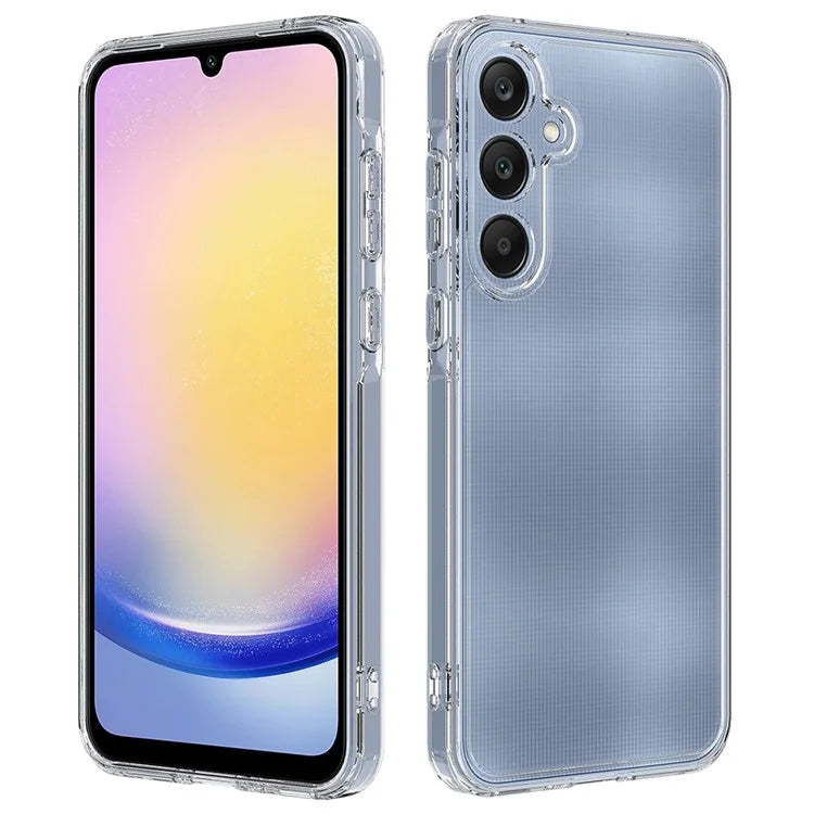 For Samsung Galaxy A35 5G Clear Phone Cover Acrylic+TPU Case Anti-scratch