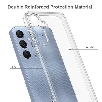 For Samsung Galaxy A35 5G Clear Phone Cover Acrylic+TPU Case Anti-scratch
