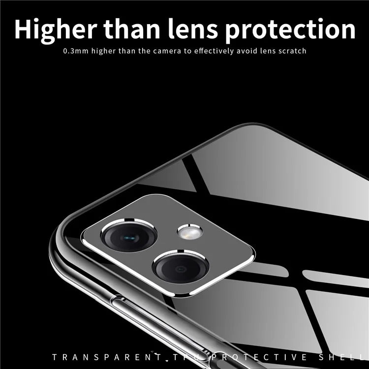 MOFI For Xiaomi Redmi 13C 5G Slim-Fit TPU Cell Phone Case HD Transparent Phone Cover