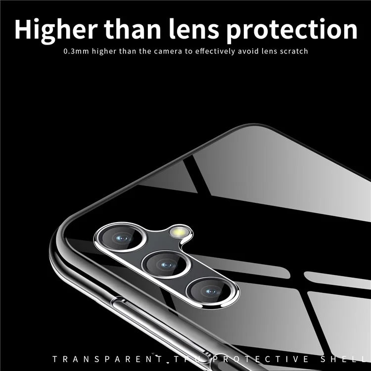 MOFI For Samsung Galaxy A55 5G Soft TPU Case Soft Phone Cover HD Transparent Shell
