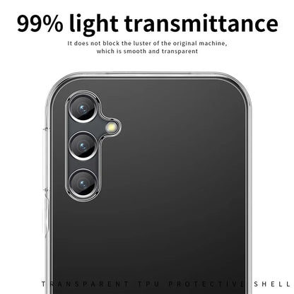 MOFI For Samsung Galaxy A55 5G Soft TPU Case Soft Phone Cover HD Transparent Shell
