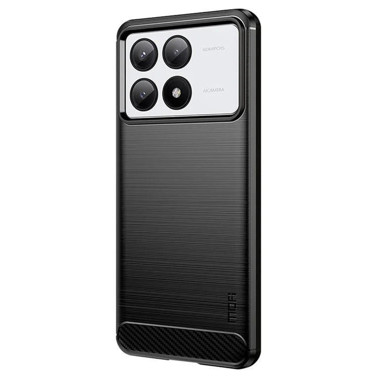 MOFI JK TPU Series-1 For Xiaomi Redmi K70E 5G / Poco X6 Pro 5G Phone Cover Brushed Design TPU Phone Case