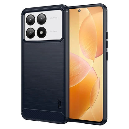 MOFI JK TPU Series-1 For Xiaomi Redmi K70E 5G / Poco X6 Pro 5G Phone Cover Brushed Design TPU Phone Case