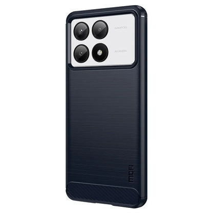 MOFI JK TPU Series-1 For Xiaomi Redmi K70E 5G / Poco X6 Pro 5G Phone Cover Brushed Design TPU Phone Case
