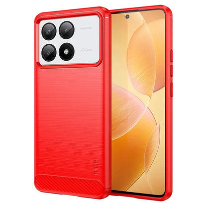 MOFI JK TPU Series-1 For Xiaomi Redmi K70E 5G / Poco X6 Pro 5G Phone Cover Brushed Design TPU Phone Case