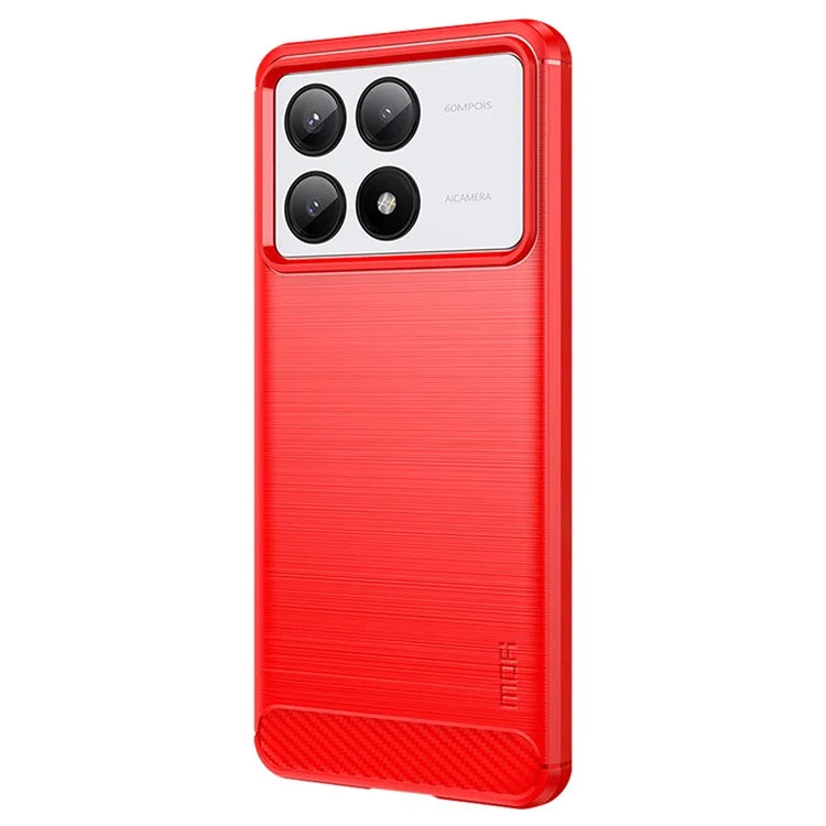 MOFI JK TPU Series-1 For Xiaomi Redmi K70E 5G / Poco X6 Pro 5G Phone Cover Brushed Design TPU Phone Case