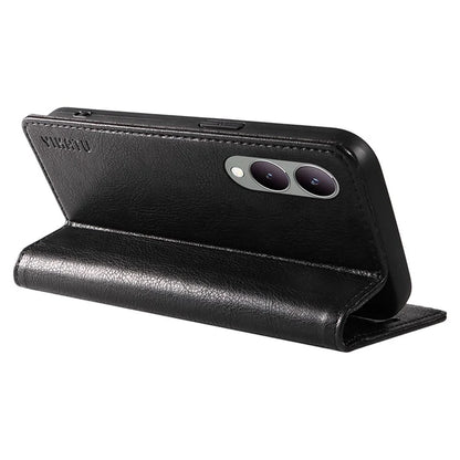 YIKATU YK-006 For vivo Y17s 4G Cell Phone Case PU Leather+TPU Litchi Texture Anti-drop Wallet Cover