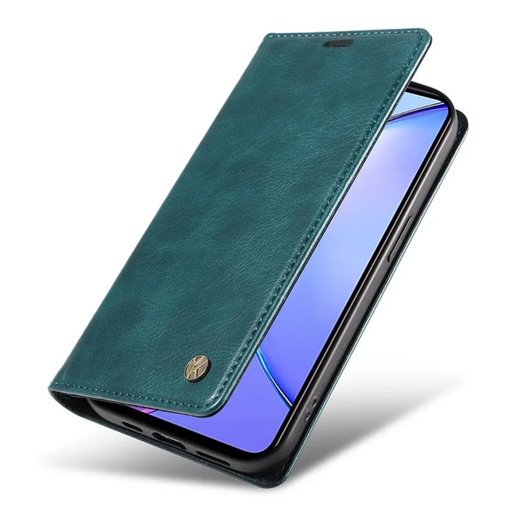 YIKATU YK-006 For vivo Y17s 4G Cell Phone Case PU Leather+TPU Litchi Texture Anti-drop Wallet Cover