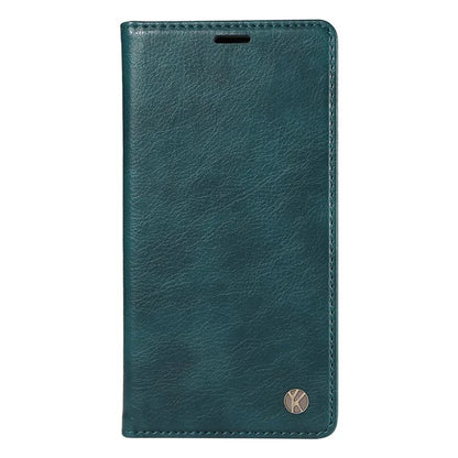 YIKATU YK-006 For vivo Y17s 4G Cell Phone Case PU Leather+TPU Litchi Texture Anti-drop Wallet Cover