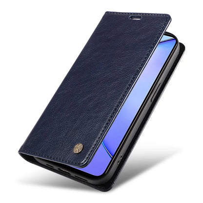 YIKATU YK-006 For vivo Y17s 4G Cell Phone Case PU Leather+TPU Litchi Texture Anti-drop Wallet Cover