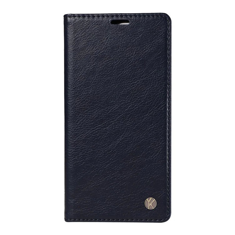 YIKATU YK-006 For vivo Y17s 4G Cell Phone Case PU Leather+TPU Litchi Texture Anti-drop Wallet Cover