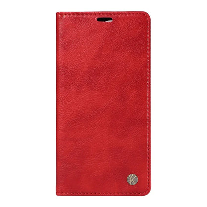 YIKATU YK-006 For vivo Y17s 4G Cell Phone Case PU Leather+TPU Litchi Texture Anti-drop Wallet Cover