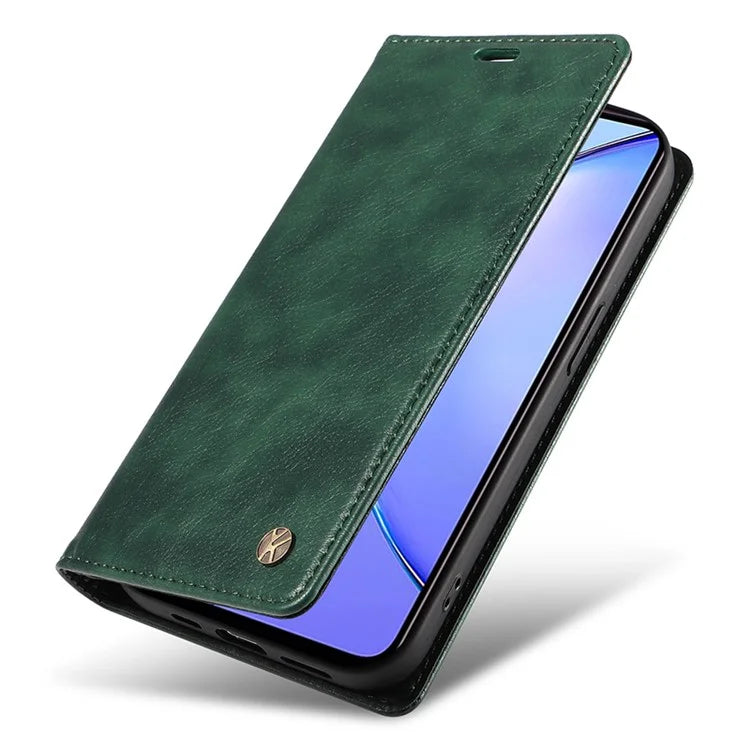 YIKATU YK-006 For vivo Y17s 4G Cell Phone Case PU Leather+TPU Litchi Texture Anti-drop Wallet Cover
