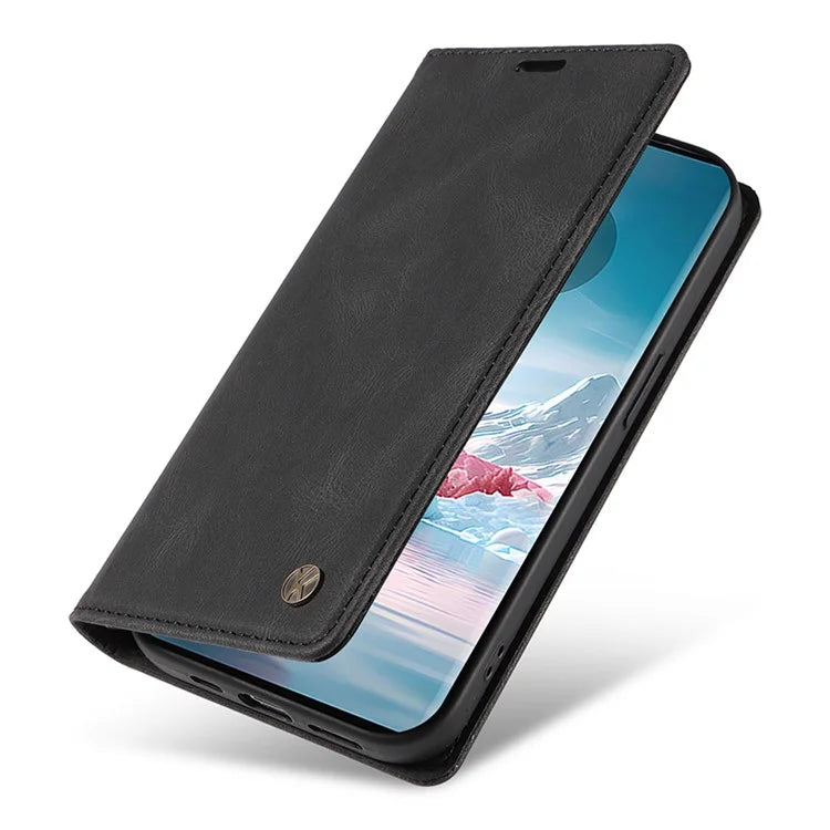 YIKATU YK-004 For Motorola Edge 40 Neo 5G Magnetic Case Skin-touch Leather Stand Wallet Phone Cover