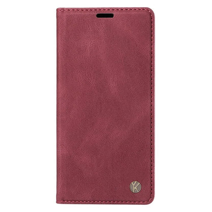 YIKATU YK-004 For Motorola Edge 40 Neo 5G Magnetic Case Skin-touch Leather Stand Wallet Phone Cover