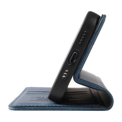 YIKATU YK-004 For Motorola Edge 40 Neo 5G Magnetic Case Skin-touch Leather Stand Wallet Phone Cover