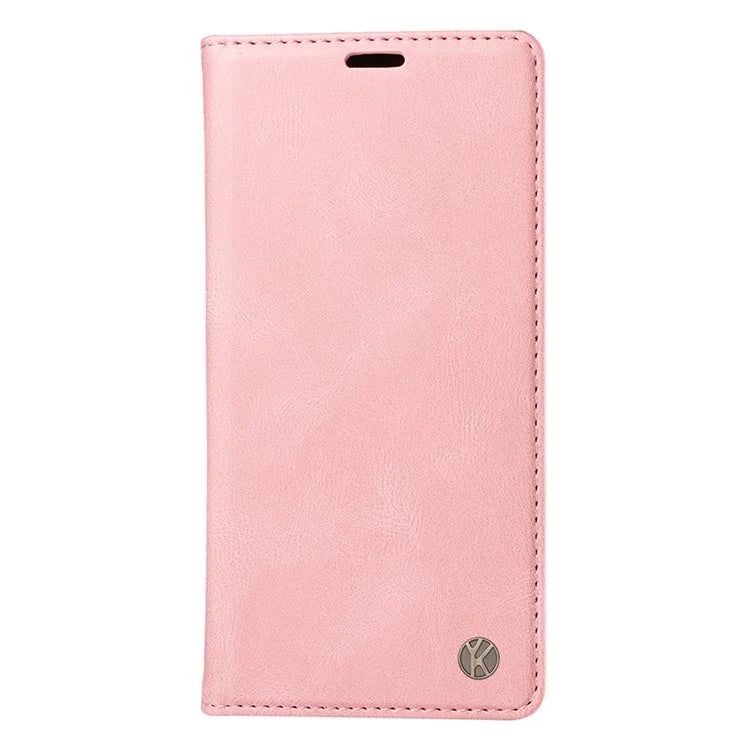 YIKATU YK-004 For Motorola Edge 40 Neo 5G Magnetic Case Skin-touch Leather Stand Wallet Phone Cover