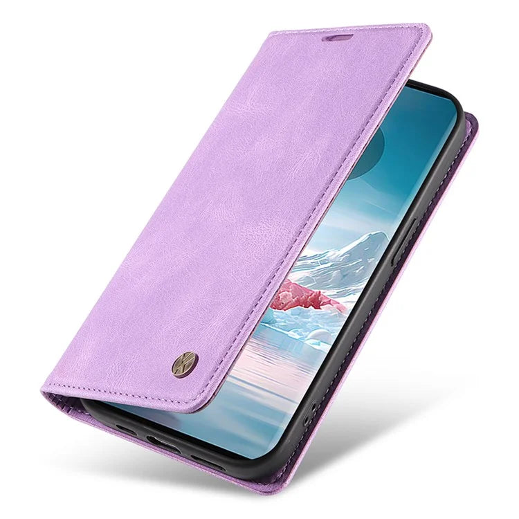 YIKATU YK-004 For Motorola Edge 40 Neo 5G Magnetic Case Skin-touch Leather Stand Wallet Phone Cover