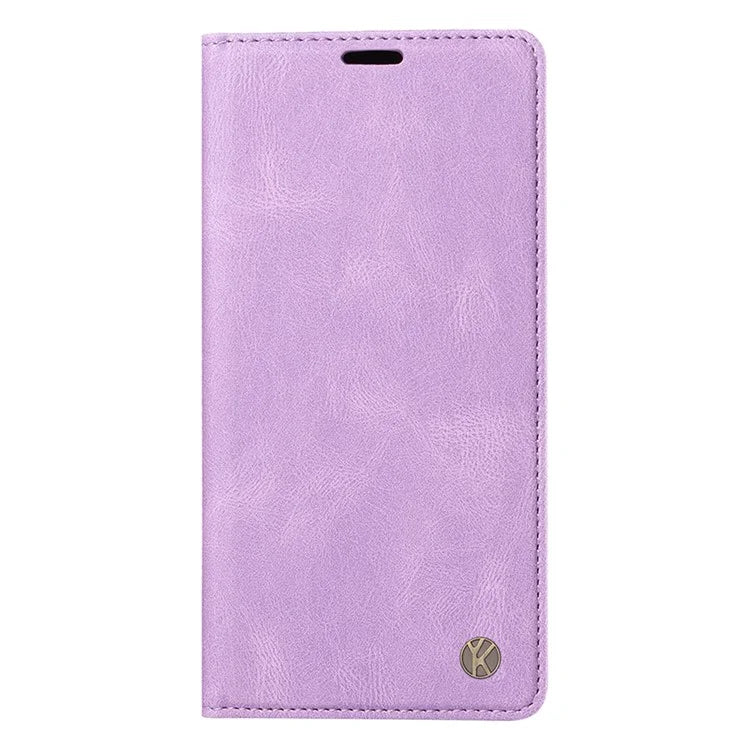 YIKATU YK-004 For Motorola Edge 40 Neo 5G Magnetic Case Skin-touch Leather Stand Wallet Phone Cover