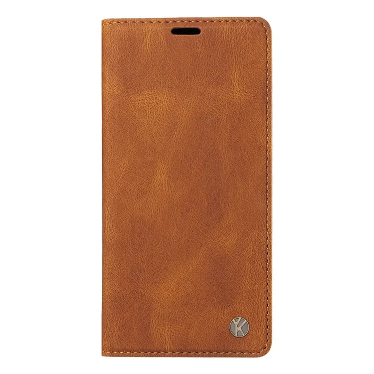 YIKATU YK-004 For Motorola Edge 40 Neo 5G Magnetic Case Skin-touch Leather Stand Wallet Phone Cover