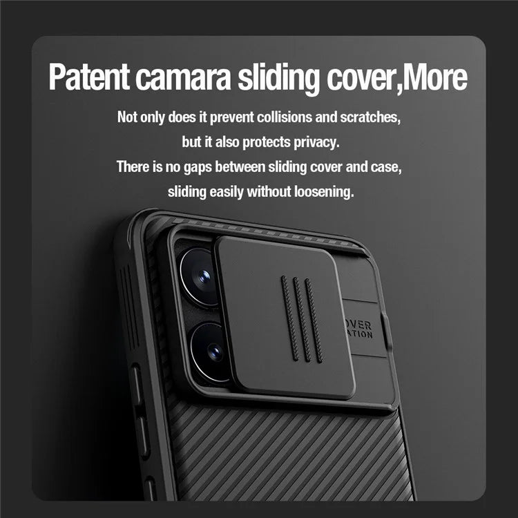 NILLKIN CamShield Pro for Xiaomi Redmi K70 5G / K70 Pro 5G Case Magnetic Phone Cover with Slide Camera Lid