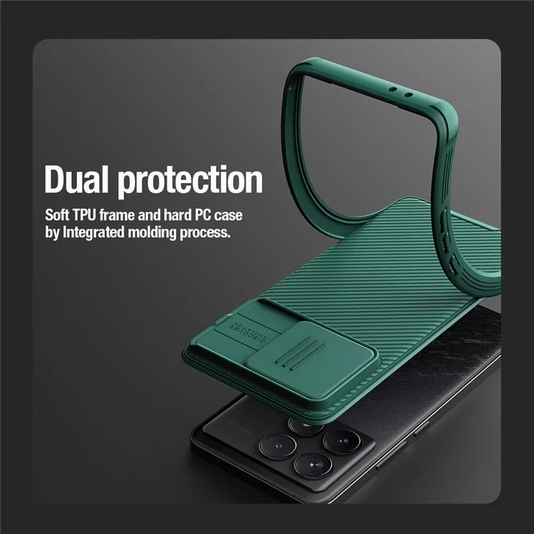 NILLKIN CamShield Pro for Xiaomi Redmi K70 5G / K70 Pro 5G Case Magnetic Phone Cover with Slide Camera Lid