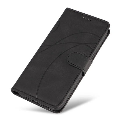 For Samsung Galaxy A35 5G Leather Case Imprinted Line Phone Wallet Cover