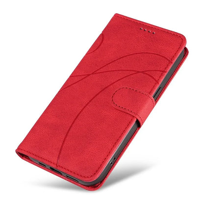 For Samsung Galaxy A35 5G Leather Case Imprinted Line Phone Wallet Cover