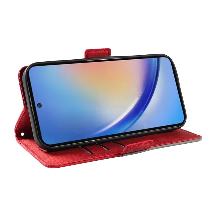 For Samsung Galaxy A35 5G Wallet Case Imprinted PU Leather Protective Cover