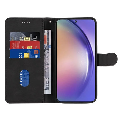 For Samsung Galaxy A55 5G Case Imprinted Line Stand Card Holder Phone Cover