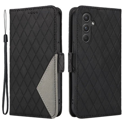 For Samsung Galaxy A55 5G Case Imprinted Leather Card Holder Phone Protector