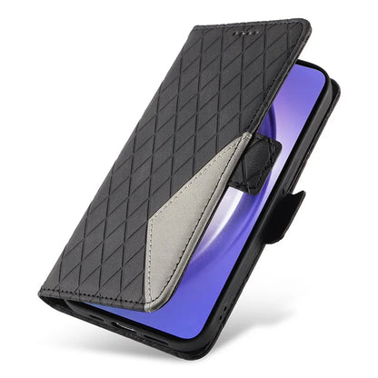 For Samsung Galaxy A55 5G Case Imprinted Leather Card Holder Phone Protector