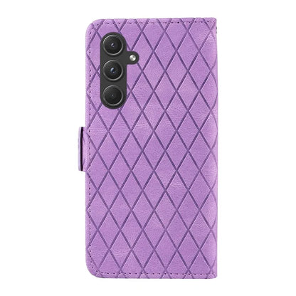 For Samsung Galaxy A55 5G Case Imprinted Leather Card Holder Phone Protector