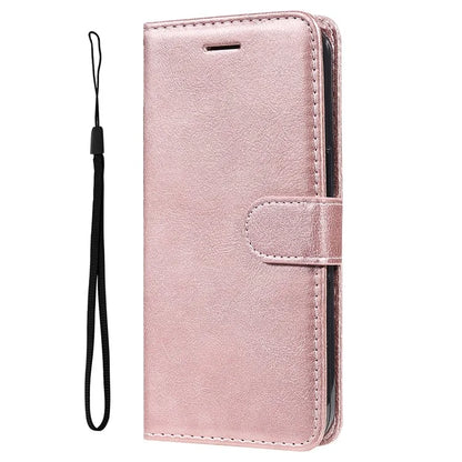 KT Leather Series-2 for Samsung Galaxy A55 5G Wallet Case Solid Color Phone Cover