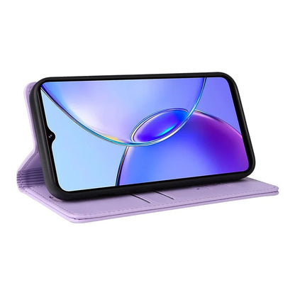 YIKATU YK-001 For vivo Y17s 4G Magnetic Case Leather Wallet Card Slots Phone Cover