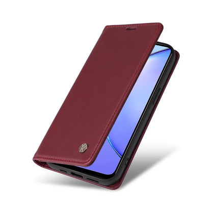 YIKATU YK-001 For vivo Y17s 4G Magnetic Case Leather Wallet Card Slots Phone Cover
