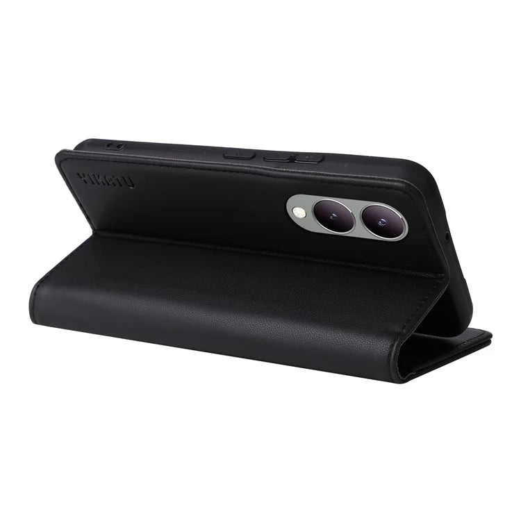 YIKATU YK-001 For vivo Y17s 4G Magnetic Case Leather Wallet Card Slots Phone Cover