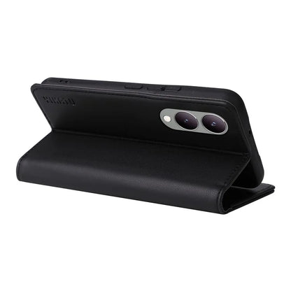 YIKATU YK-001 For vivo Y17s 4G Magnetic Case Leather Wallet Card Slots Phone Cover