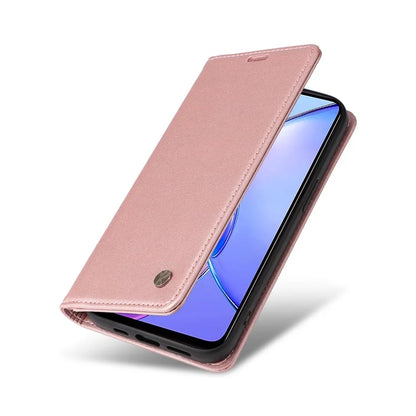 YIKATU YK-001 For vivo Y17s 4G Magnetic Case Leather Wallet Card Slots Phone Cover