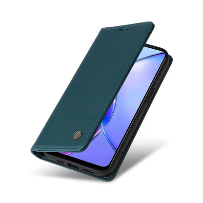 YIKATU YK-001 For vivo Y17s 4G Magnetic Case Leather Wallet Card Slots Phone Cover