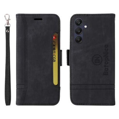 BETOPNICE 001 for Samsung Galaxy A25 5G (Global) (161.0 x 76.5 x 8.3mm) Phone Case Leather Wallet Cover