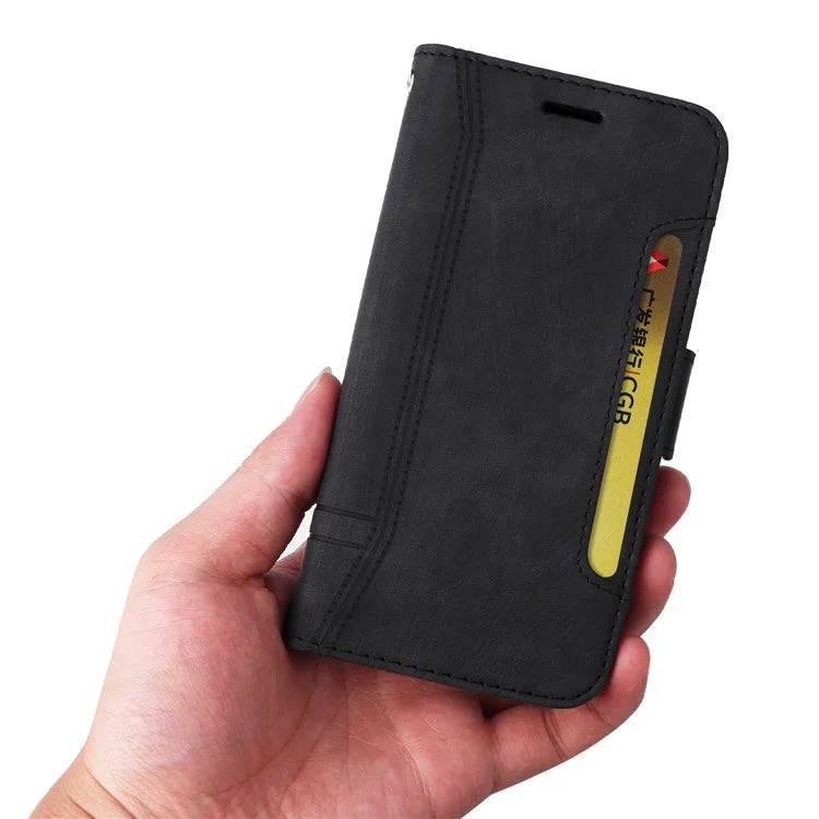 BETOPNICE 001 for Samsung Galaxy A25 5G (Global) (161.0 x 76.5 x 8.3mm) Phone Case Leather Wallet Cover