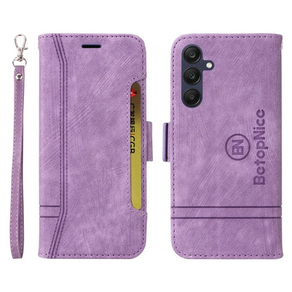BETOPNICE 001 for Samsung Galaxy A25 5G (Global) (161.0 x 76.5 x 8.3mm) Phone Case Leather Wallet Cover