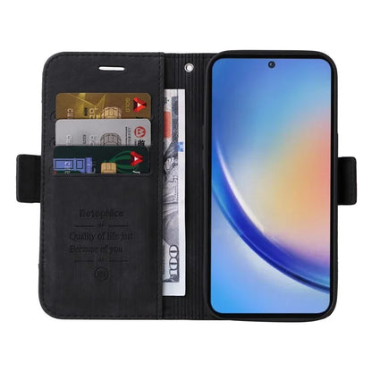 BETOPNICE 001 for Samsung Galaxy A35 5G Cell Phone Case Leather Wallet Card Slots Cover