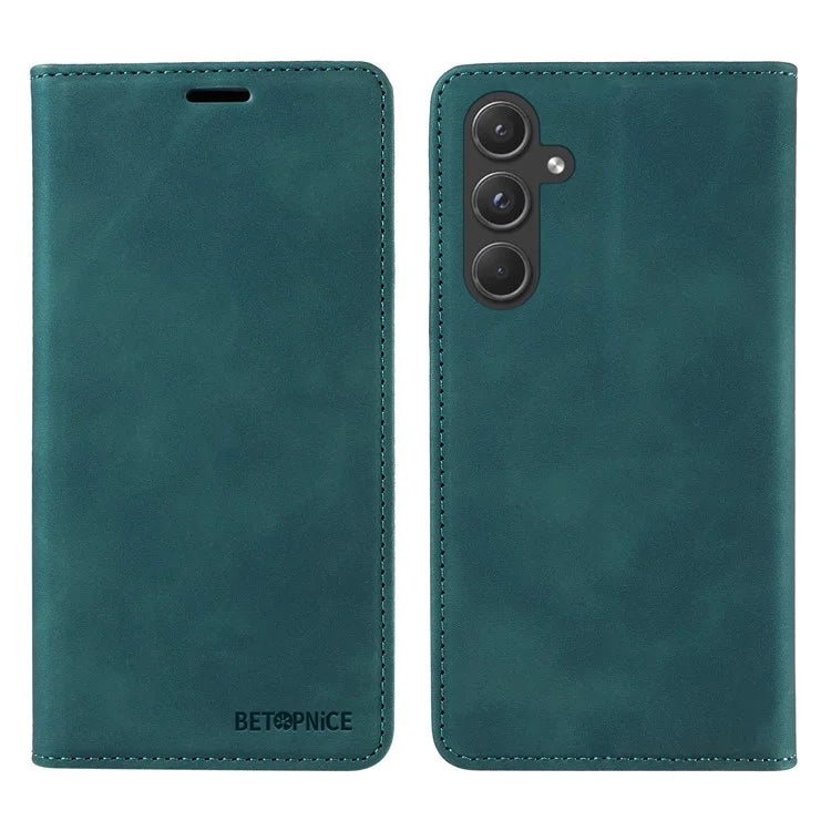 BETOPNICE 003 for Samsung Galaxy A55 5G Leather Case Magnetic Closing RFID Blocking Phone Cover