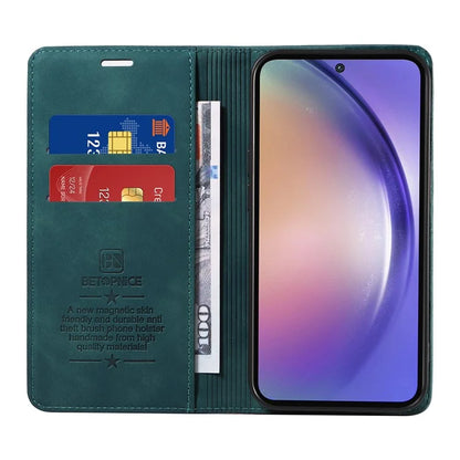 BETOPNICE 003 for Samsung Galaxy A55 5G Leather Case Magnetic Closing RFID Blocking Phone Cover