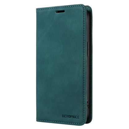 BETOPNICE 003 for Samsung Galaxy A55 5G Leather Case Magnetic Closing RFID Blocking Phone Cover